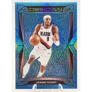 2023-24 Panini Obsidian Jerami Grant Electric Etch Blue Flood‎ FOTL /16